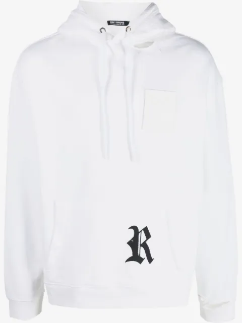 Raf Simons logo patch hoodie