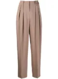 The Mannei 'Nausa' high-waist pants - Brown