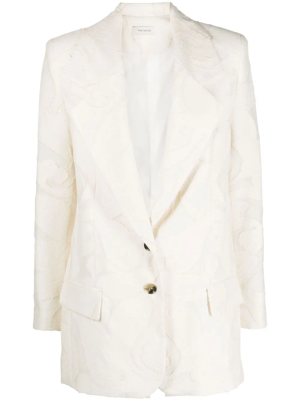 

The Mannei Caen single-breasted blazer - Neutrals
