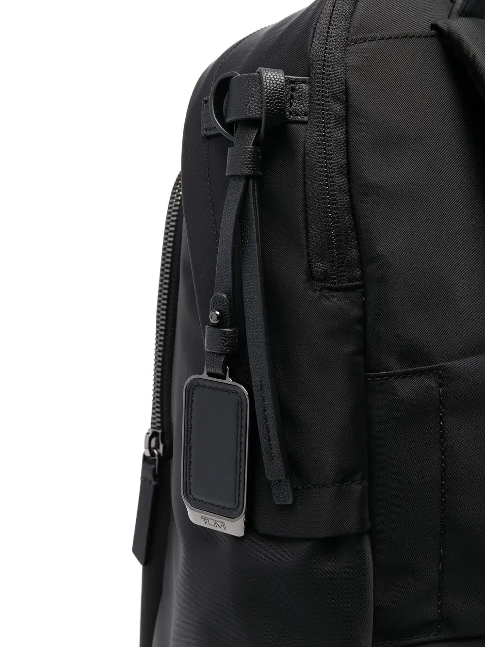 Tumi Logo-lettering Backpack In Black