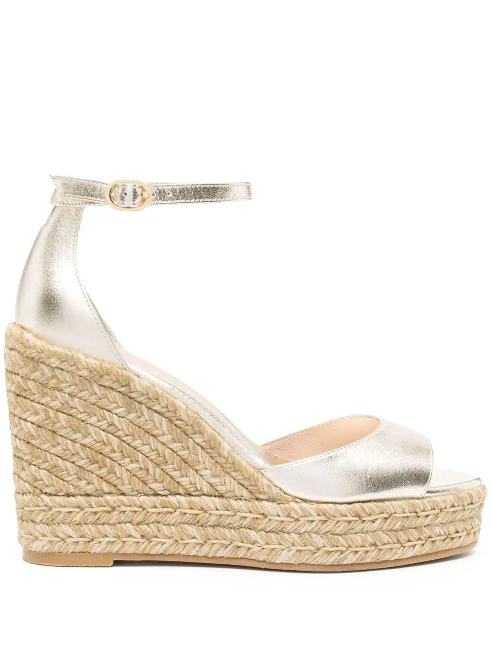 

Stuart Weitzman Nudistcurve Espadrille Wedge sandals - Metallic