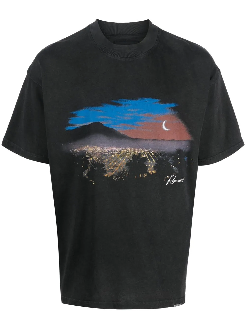 

Represent graphic-print cotton T-shirt - Grey