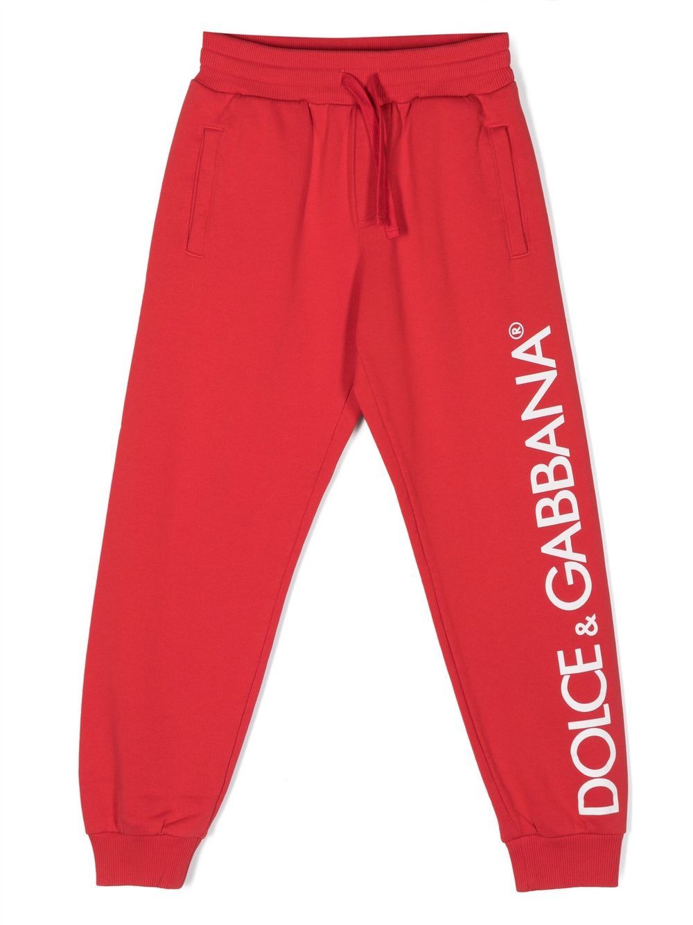 Dolce & Gabbana Kids' Logo-print Track Pants In Black