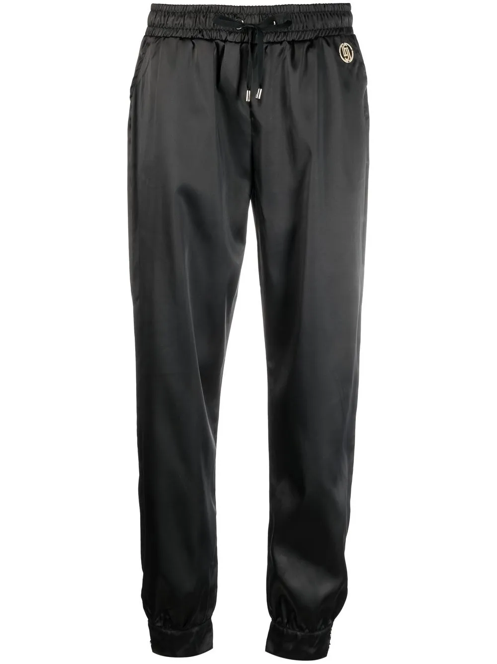 

LIU JO logo-plaque track pants - Black