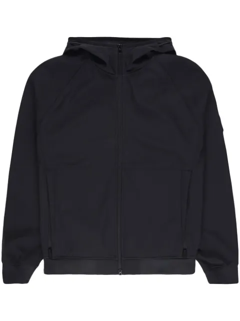 Stone Island logo-patch hooded jacket