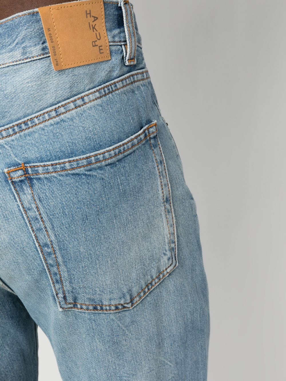 Shop Haikure Straight-leg Cut Jeans In Blau