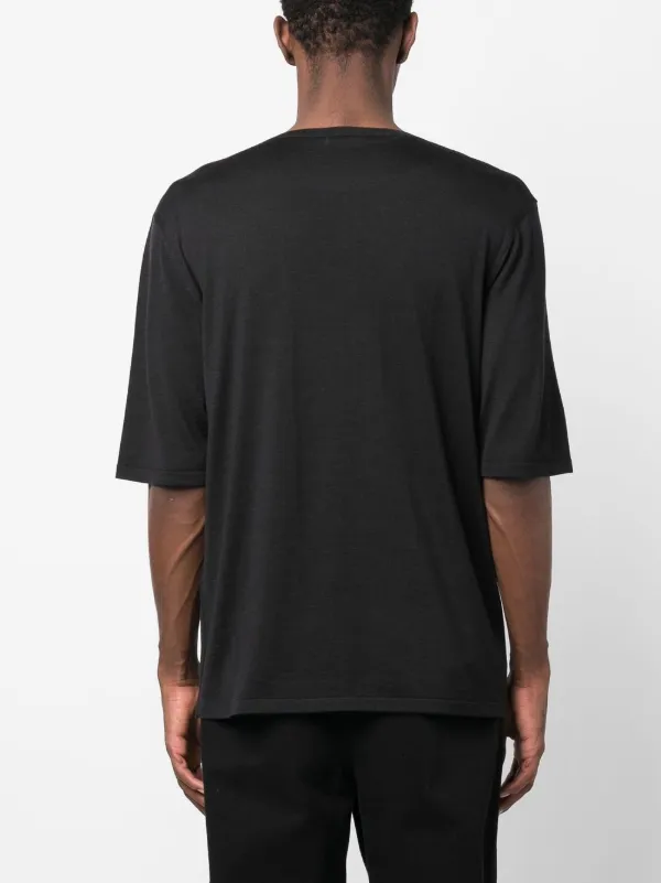 Ysl grey oversized t hot sale shirt