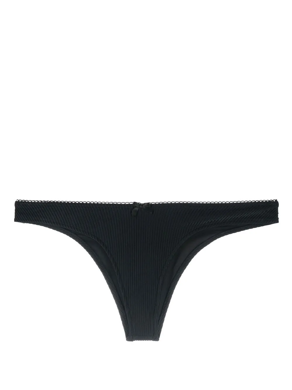 

Frankies Bikinis bow-detail bikini bottoms - Black