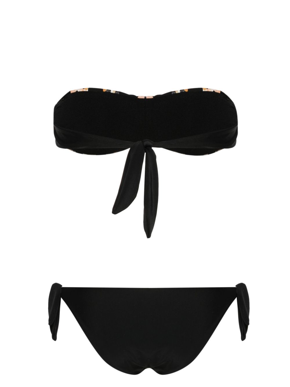 Moschino Bikini met dierenprint - Zwart
