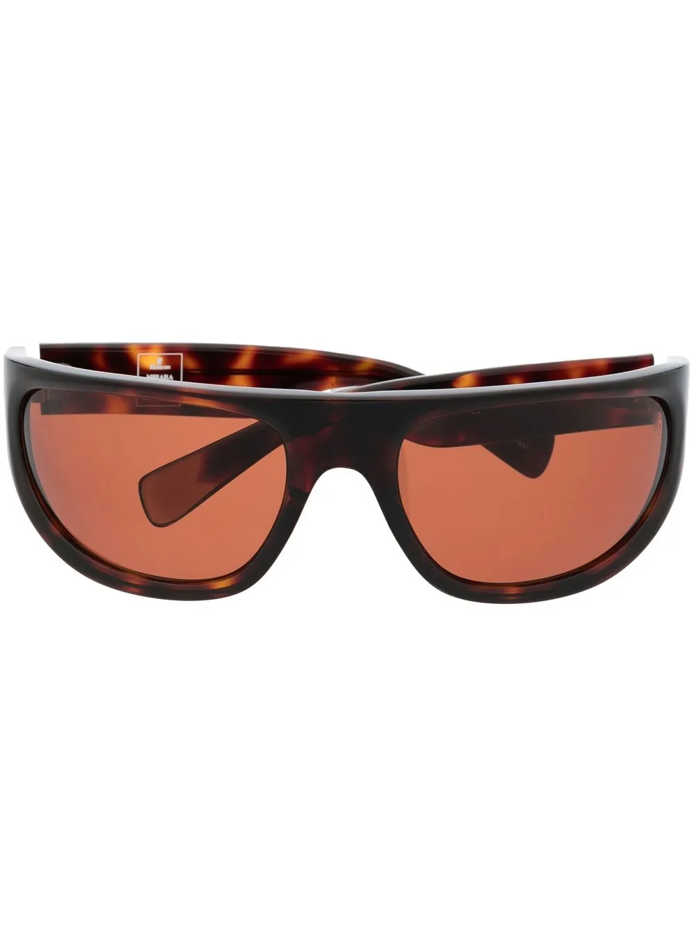 

Maison Mihara Yasuhiro x BLANC round-frame sunglasses - Brown