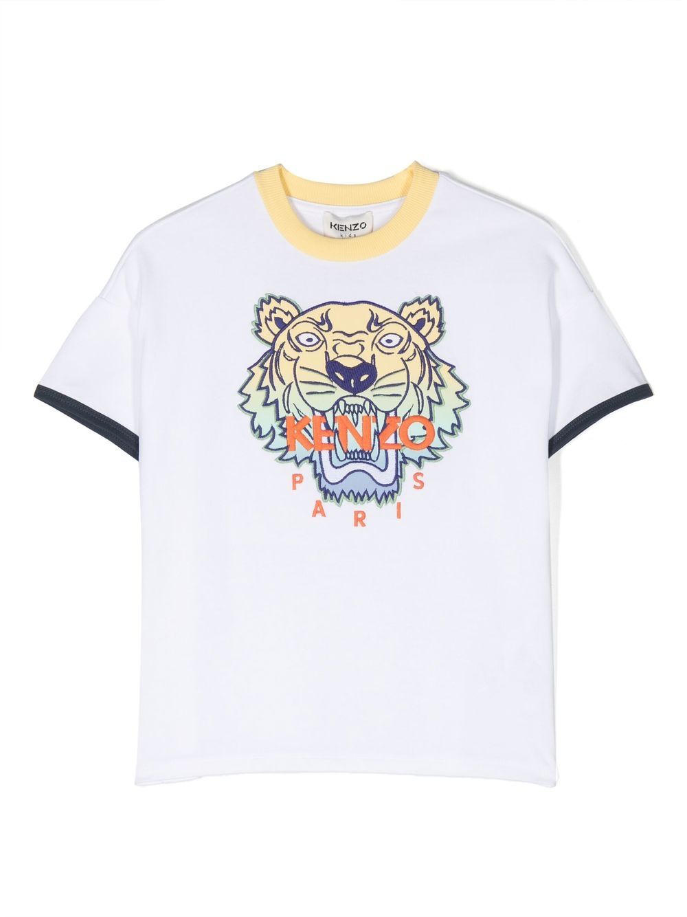 Kenzo Kids Tiger-motif Organic Cotton T-shirt - Farfetch