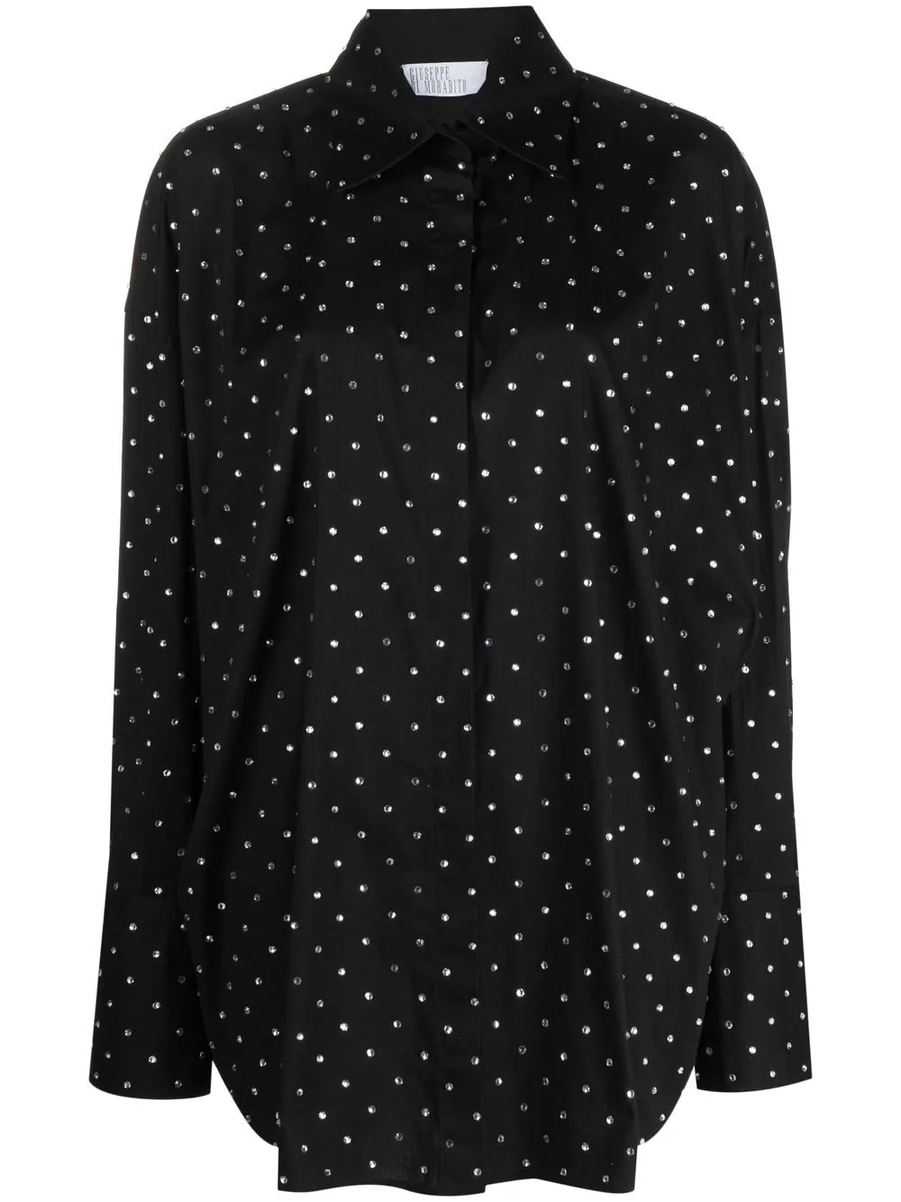 

Giuseppe Di Morabito crystal-embellished long-sleeve shirt - Black