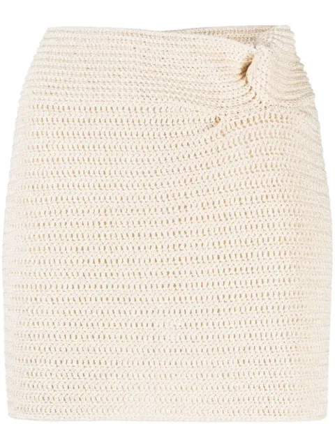 The Mannei crochet knit skirt