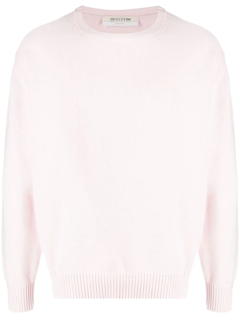 

1017 ALYX 9SM crew-neck cotton jumper - Pink