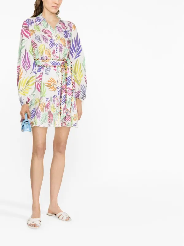 H&m tropical hot sale print dress