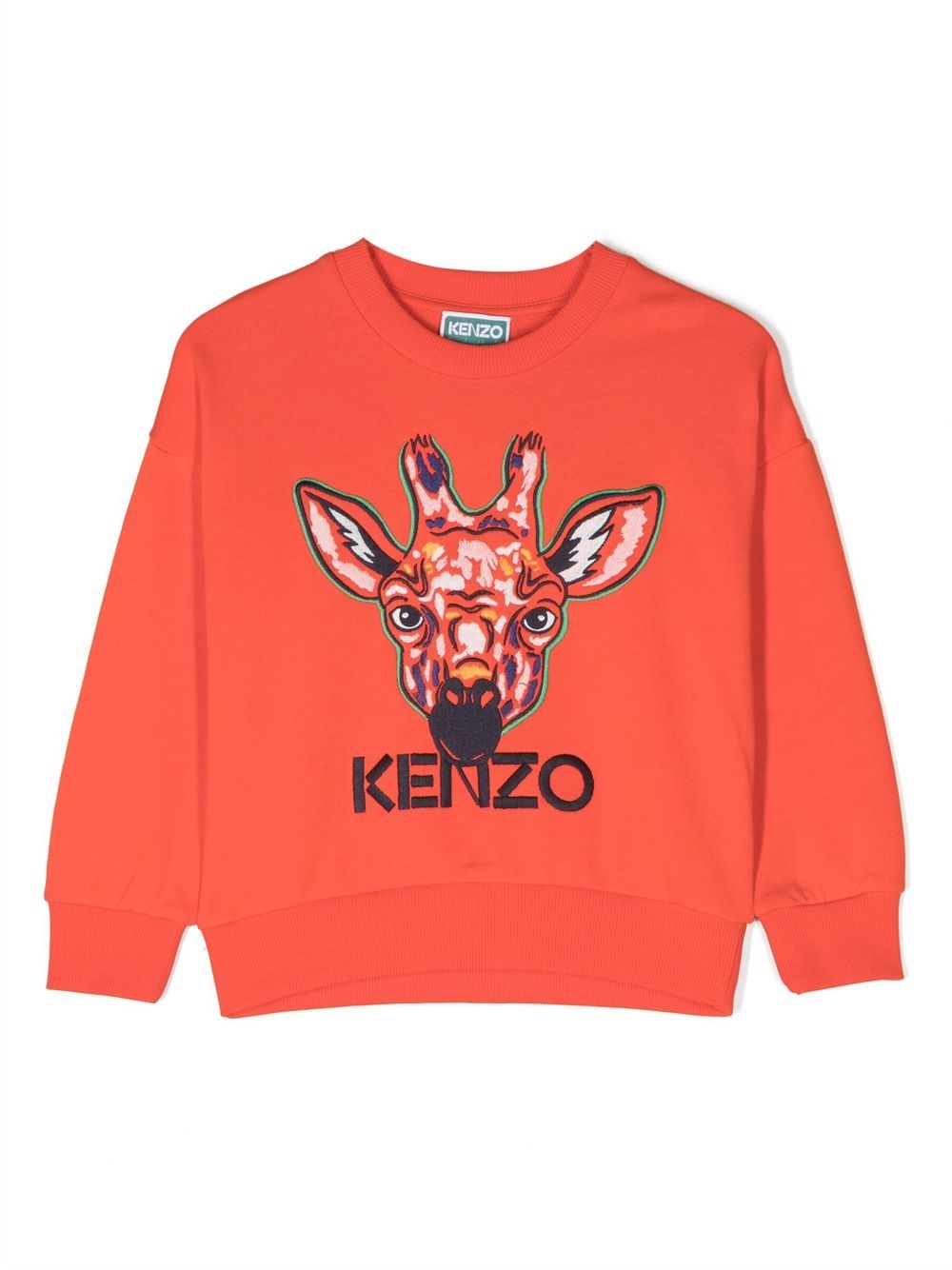 Kenzo Kids giraffe-print Cotton Sweatshirt - Farfetch