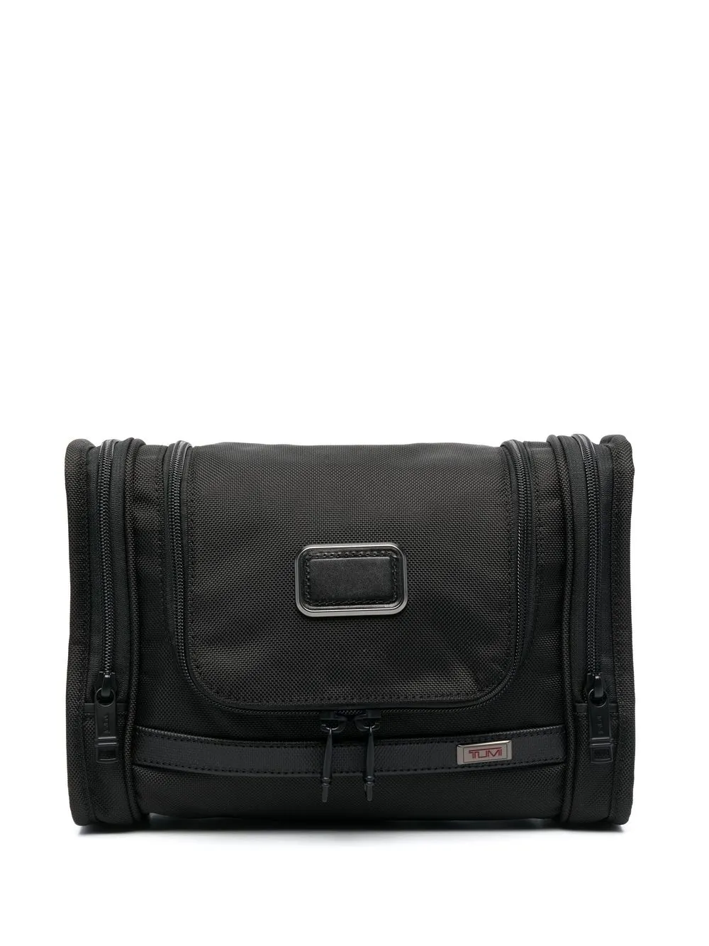 

Tumi logo-patch make-up bag - Black