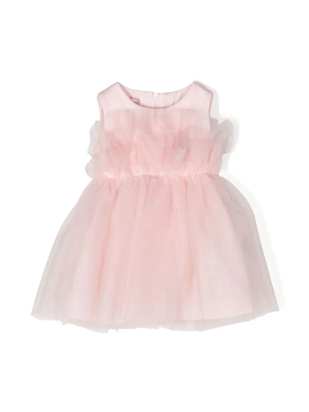 

Miss Blumarine ruffle-detail cotton dress - Pink