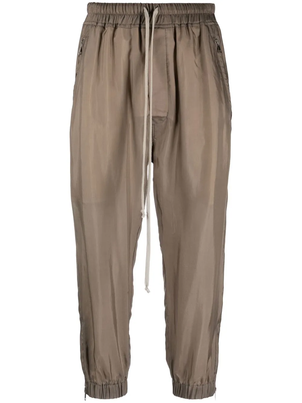 

Rick Owens tapered cropped trousers - Brown