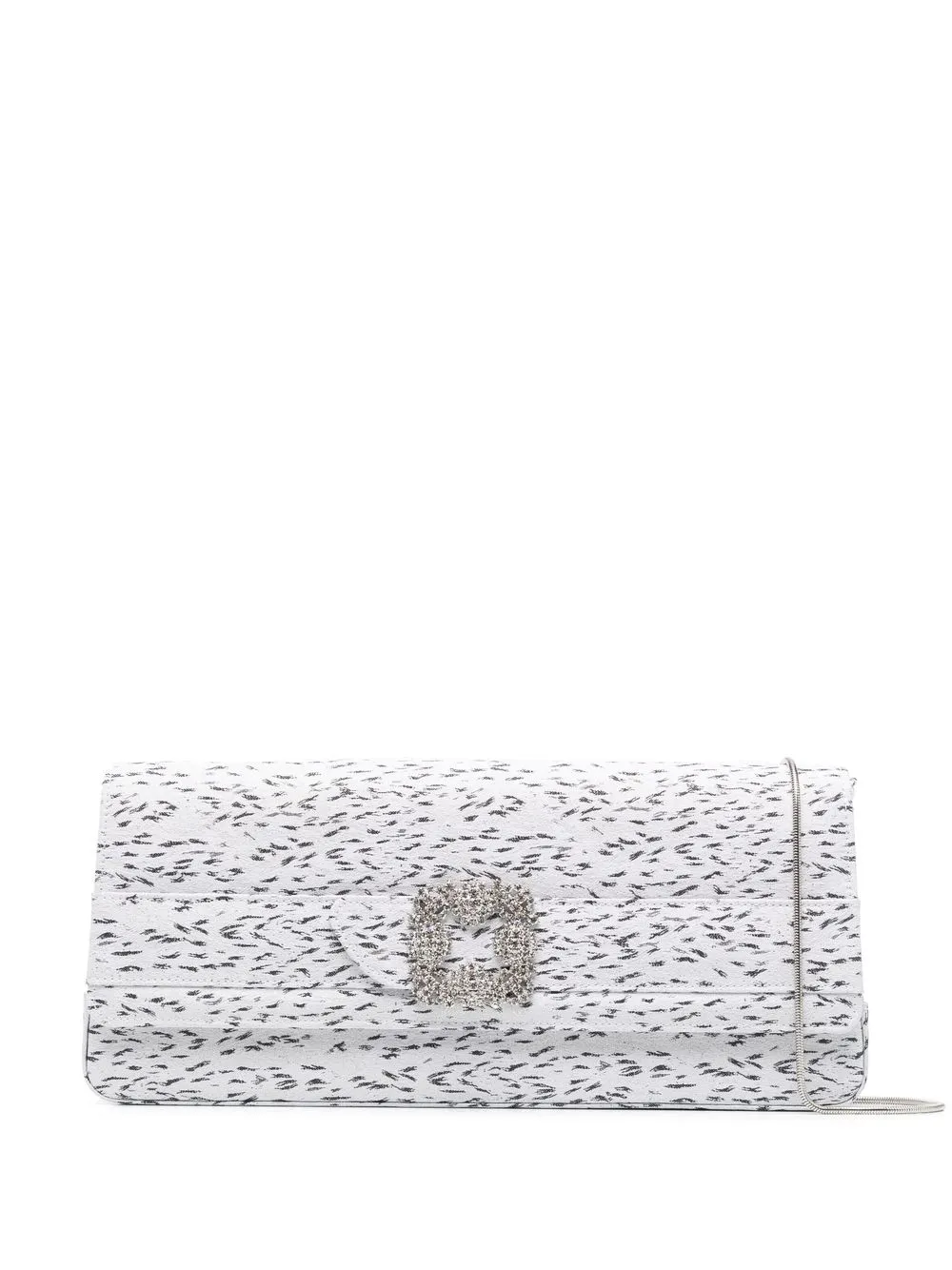 

Manolo Blahnik crystal-detail shoulder bag - Grey