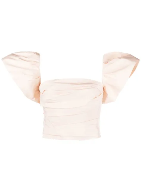 PINKO ruched gathered blouse 