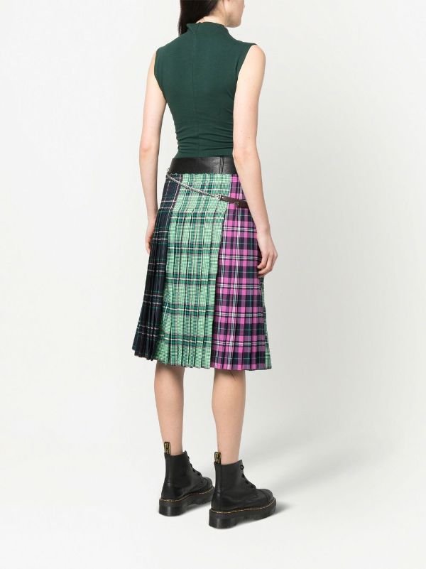 LOUIS VUITTON Pleated skirt black Rayon/polyester Women
