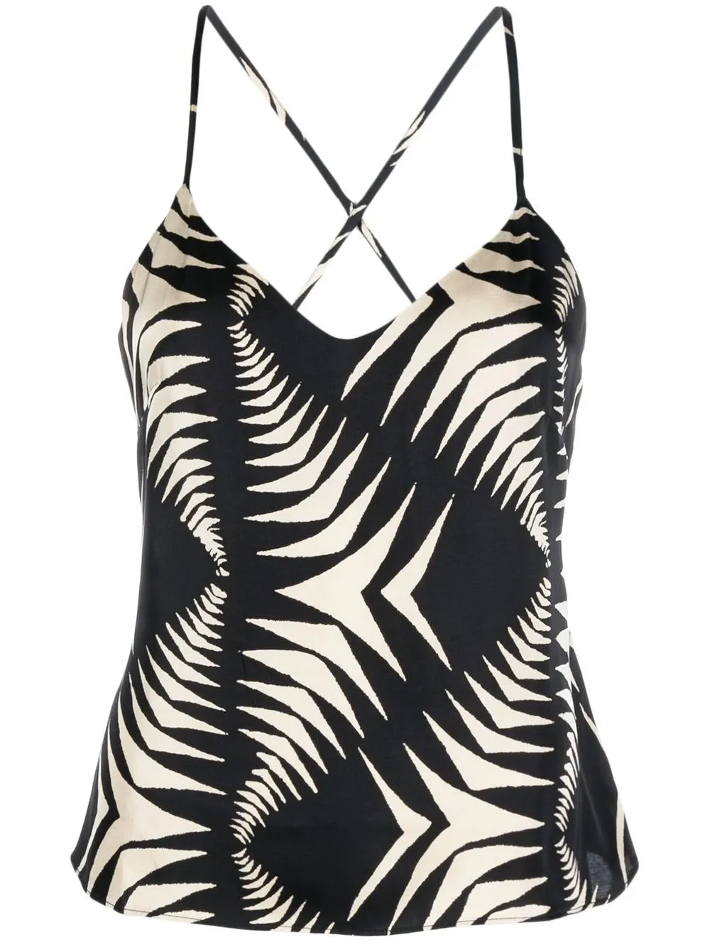 

Ba&Sh Nan geometric-print cami top - Black