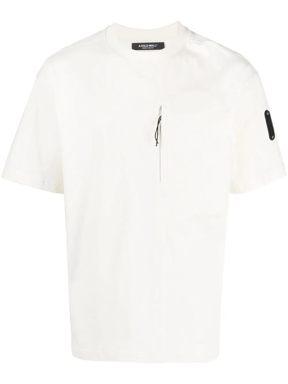 

A-COLD-WALL* logo-patch cotton T-shirt - White