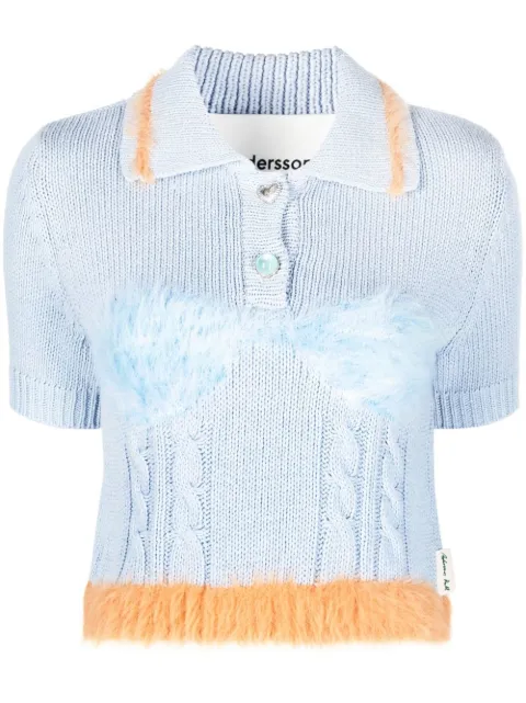 Andersson Bell contrasting-border knitted pollo shirt