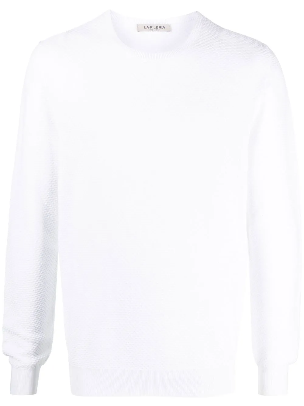 

Fileria cotton knitted jumper - White