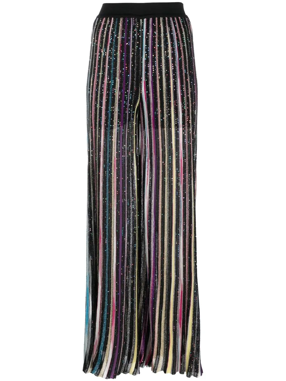 

Missoni sequin-embellished high-waisted trousers - Black