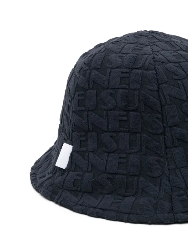 Sunnei embossed logo Bucket Hat Farfetch