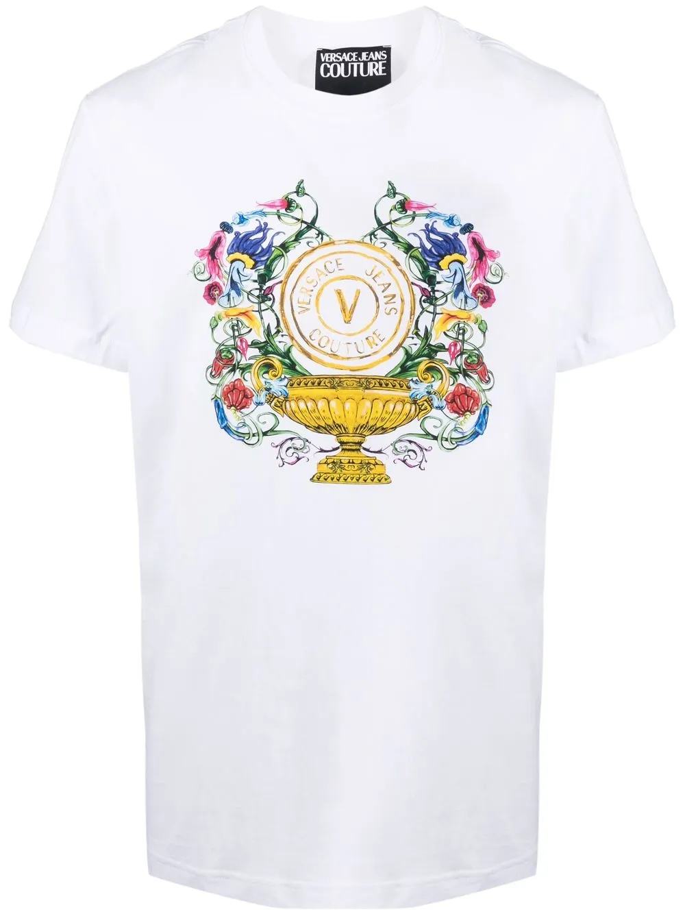 

Versace Jeans Couture logo-print cotton T-shirt - White