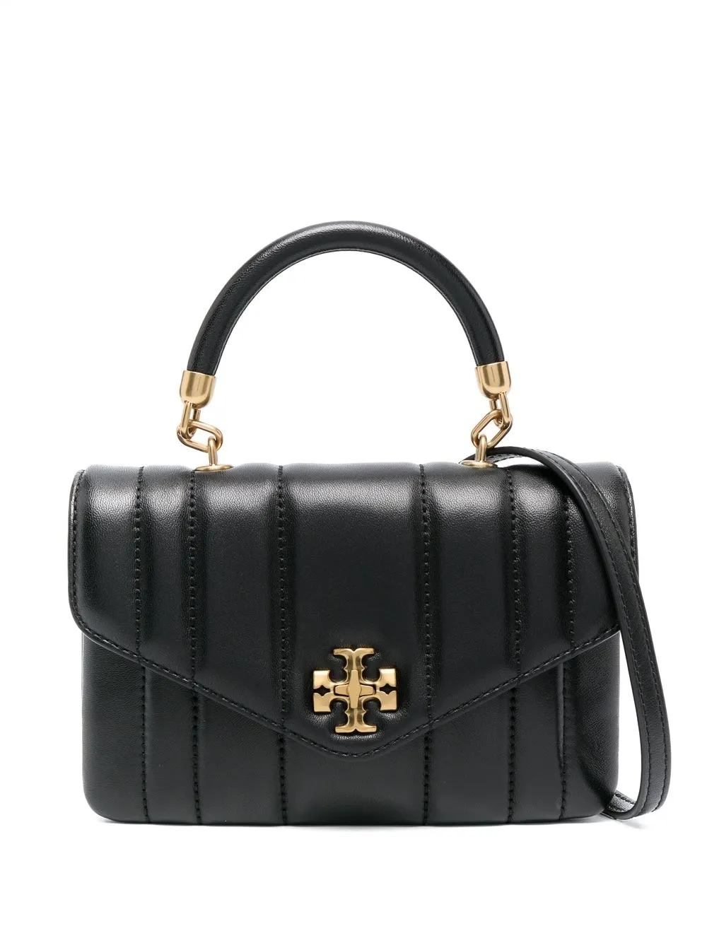 

Tory Burch small Kira quilted satchel - Black