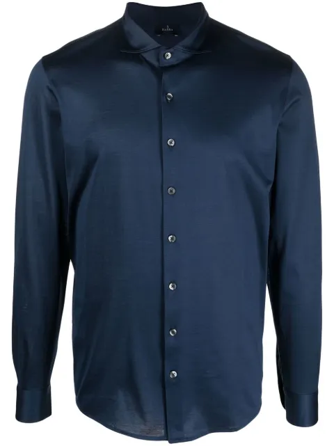 Barba spread collar shirt