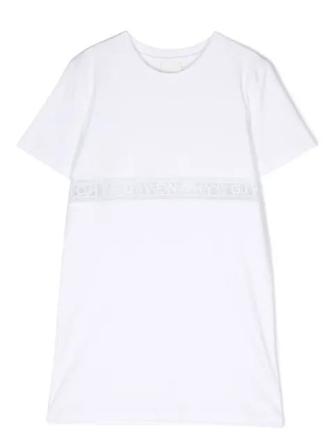 Givenchy Kids logo stripe shirt dress