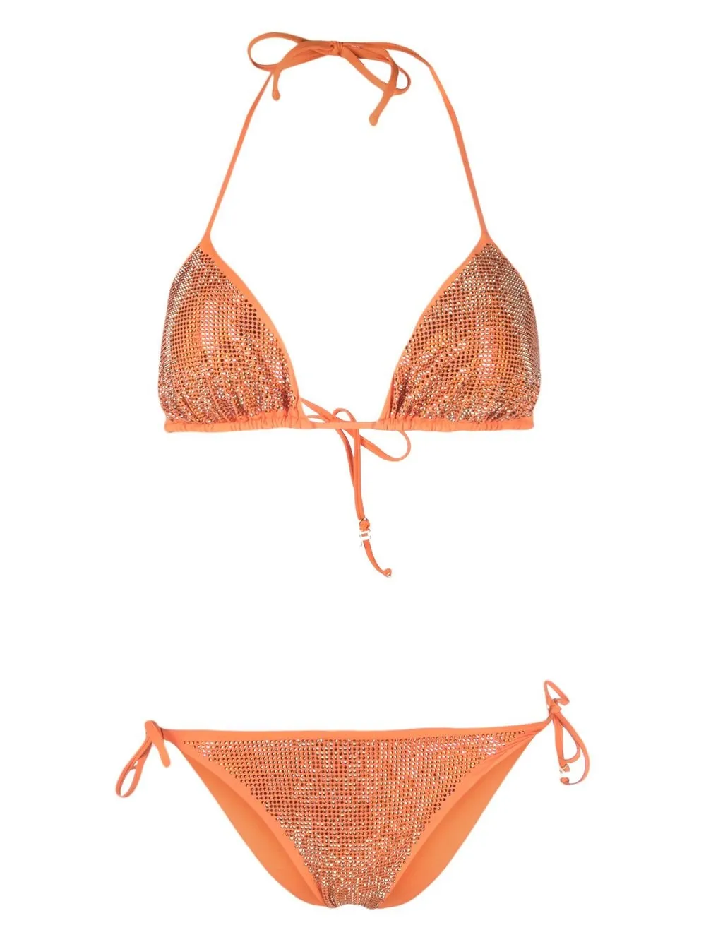 

Fisico crystal-embellished bikini set - Orange