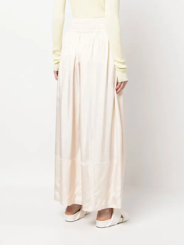 Jil Sander ビスコース＆シルクワイドパンツ シルク＆ビスコーステーラードワイドパンツ - Jil Sander