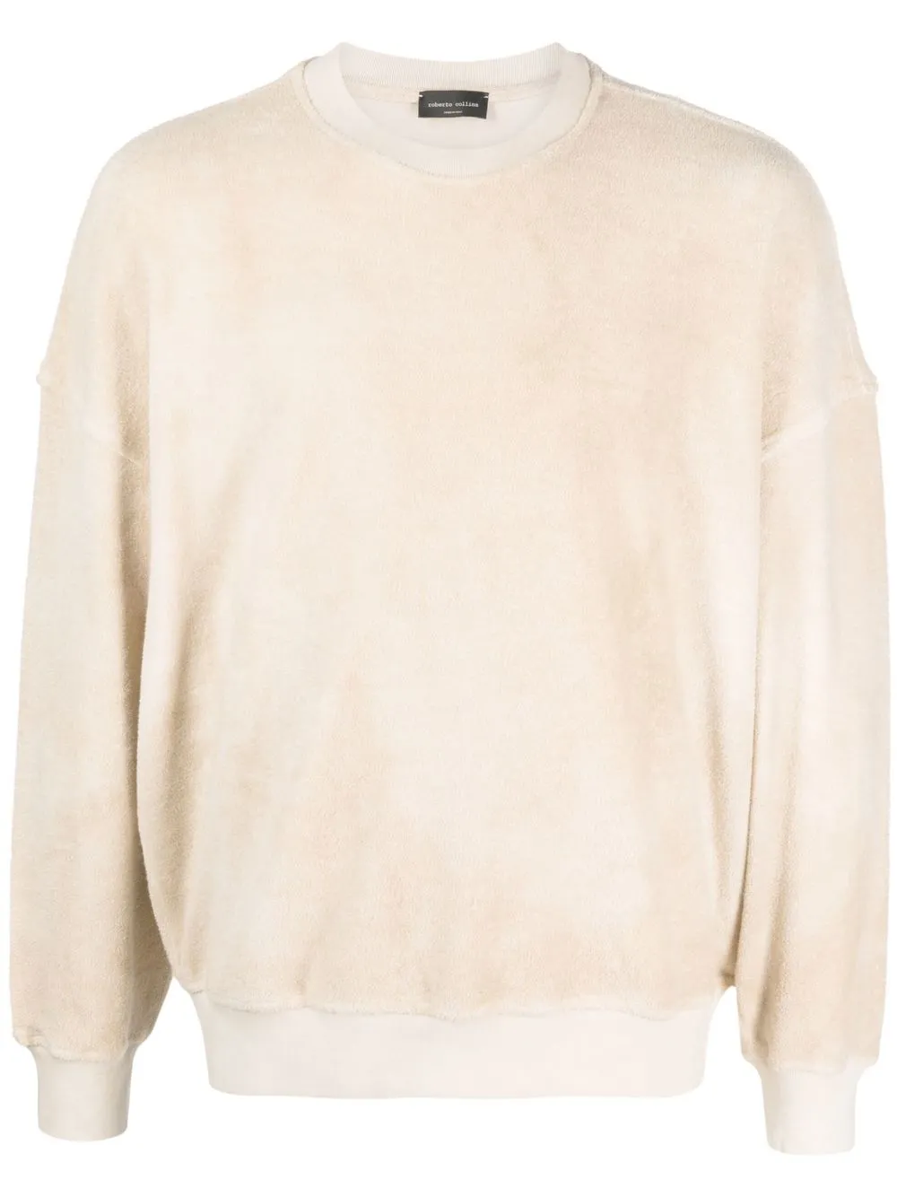 Roberto Collina Round-neck Long-sleeved Jumper In Nude