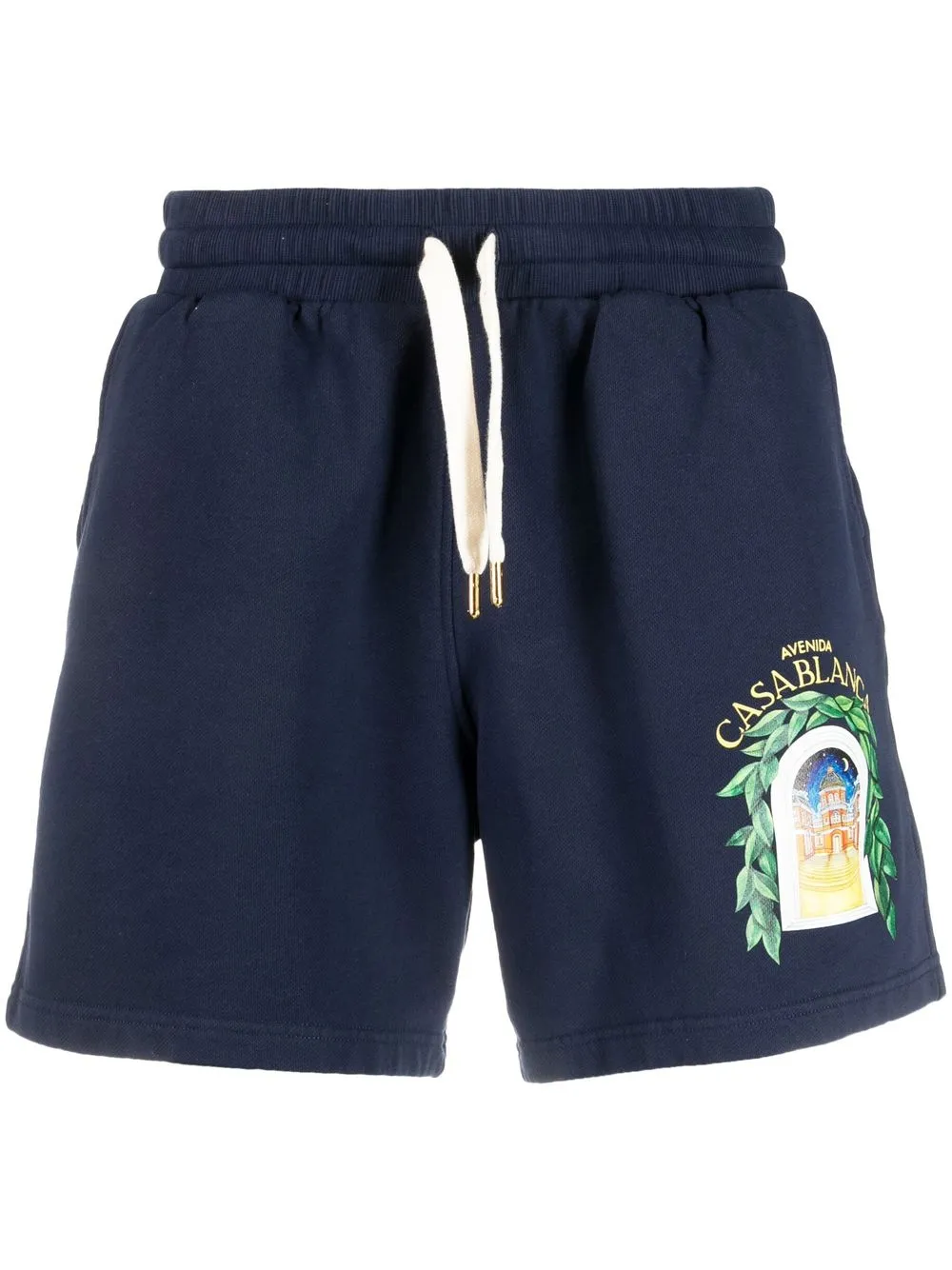 

Casablanca logo-print track shorts - Blue