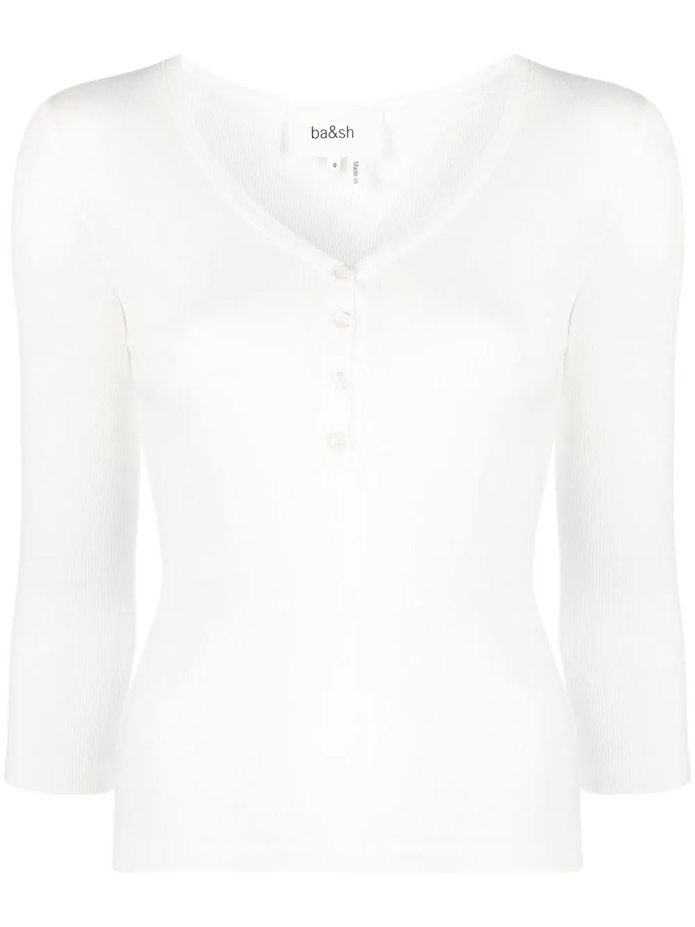 

Ba&Sh Orso buttoned V-neck top - White