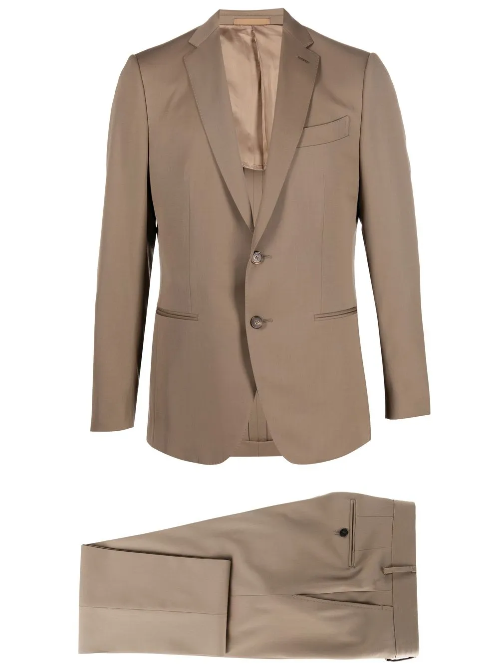 

Caruso single breasted suit - Brown