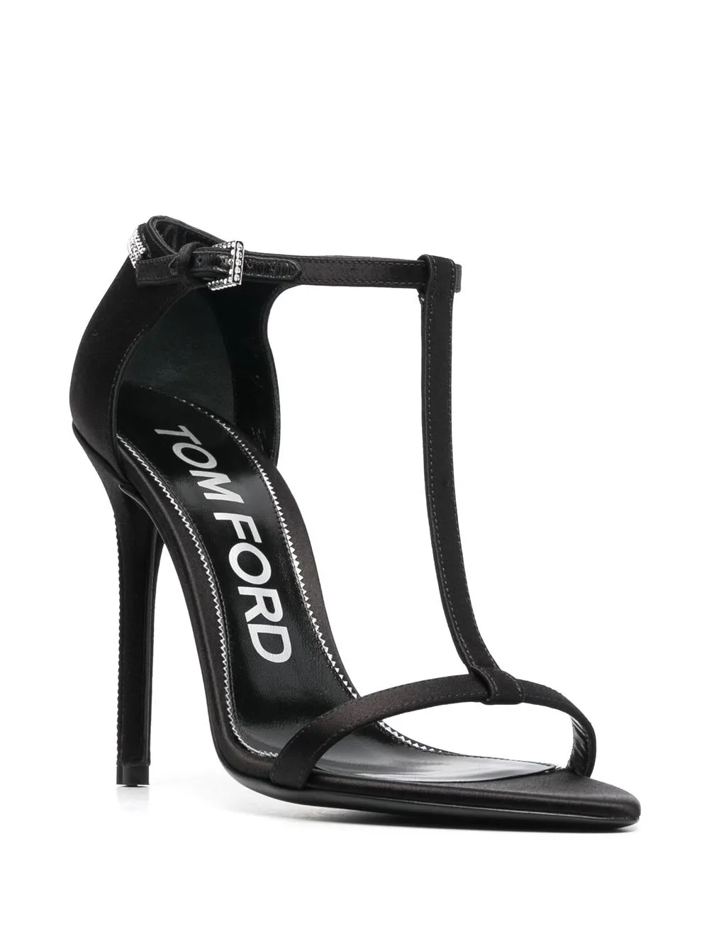 TOM FORD Sandalen met kristallen - Zwart