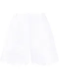 Simone Rocha broderie-anglaise cotton shorts - White