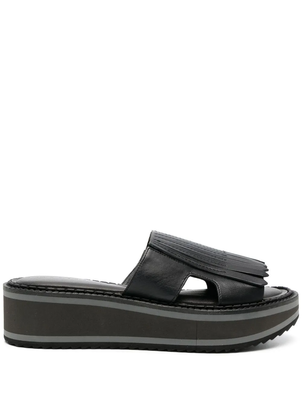 

Clergerie flip flop con plataforma - Negro