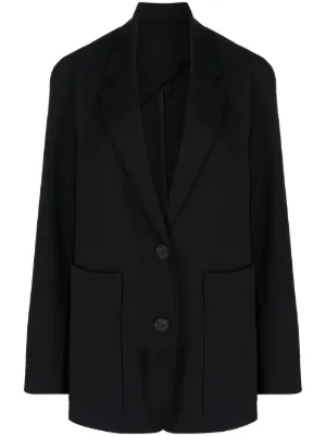 The Frankie Shop オーバーサイズ ブレザー ブラック The Frankie Shop Oversized Blazer | Zwart | FARFETCH NL