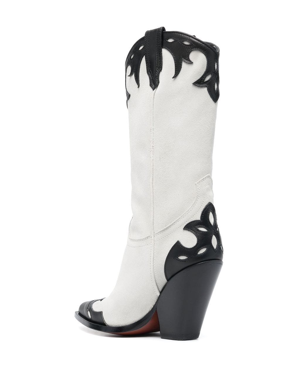 Shop Sonora Rodeo Bicolour Cowboy Boots In Weiss
