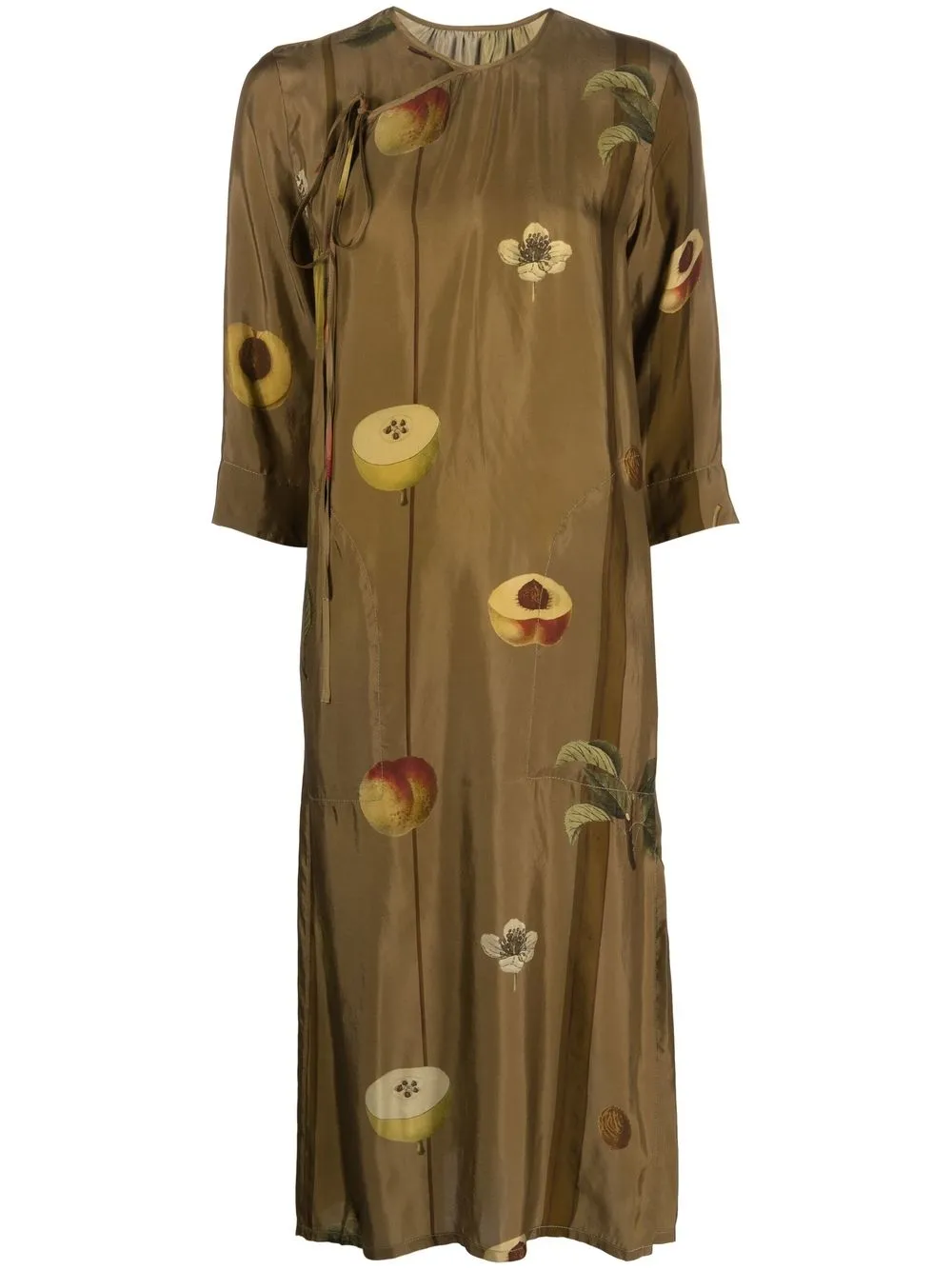

Uma Wang fruit-print midi dress - Green