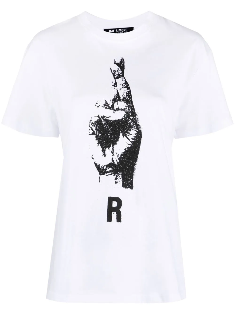 

Raf Simons graphic-print cotton T-shirt - White