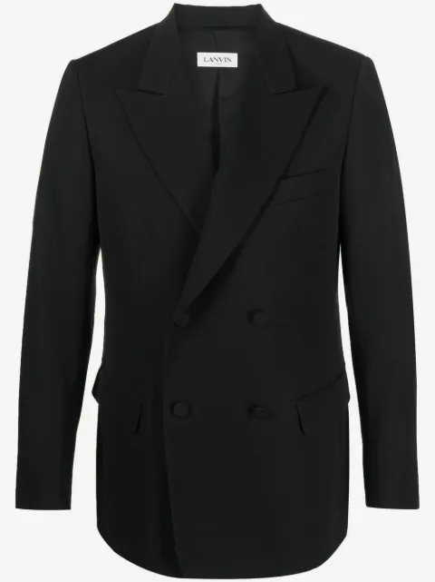 Lanvin double-breasted wool blazer